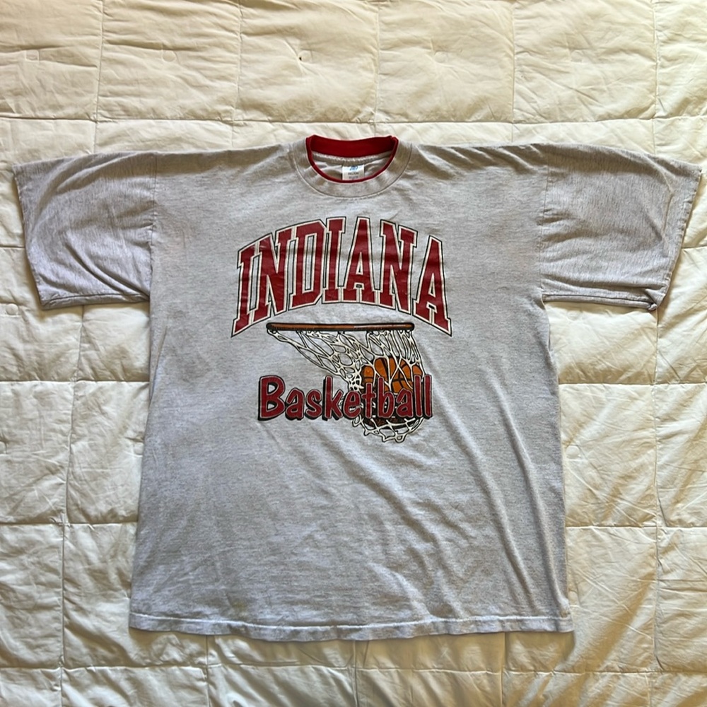Vintage Indiana Basketball T Shirt XL